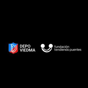 Logos de Deportivo Viedma y Fundación Tendiendo Puentes